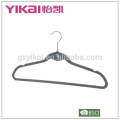 2015well-known flocking trousers/belt/skirt clothes hanger saving space